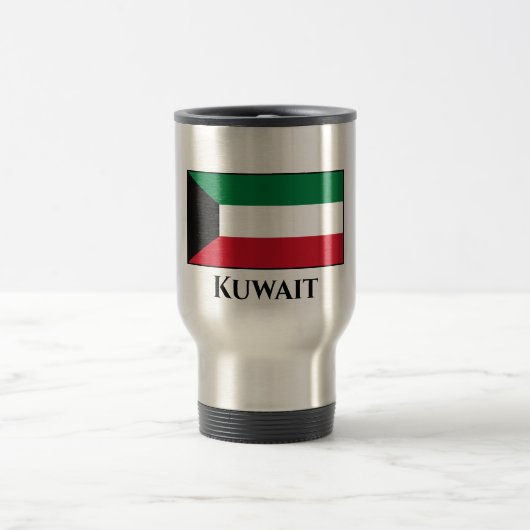 Kuwait-Flagge Reisebecher (Mittel)