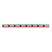 Kuwait-Flagge Satinband (Vorderseite)