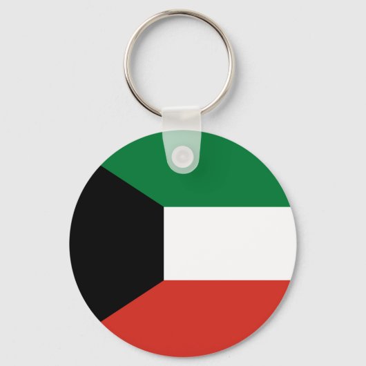 Kuwait-Flagge Schlüsselanhänger (Vorderseite)