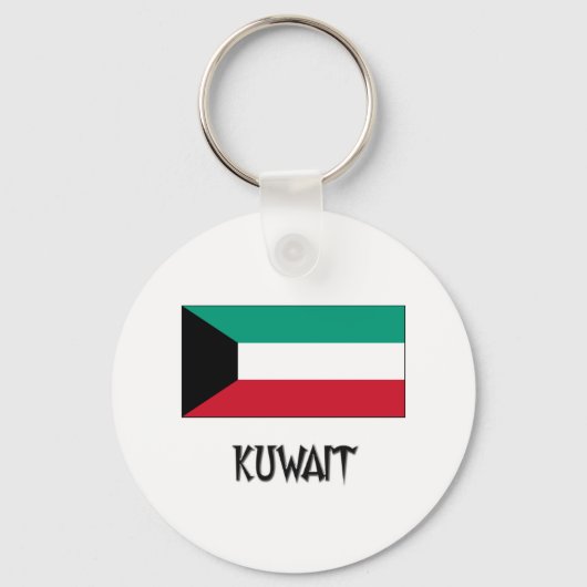 Kuwait-Flagge Schlüsselanhänger (Vorderseite)