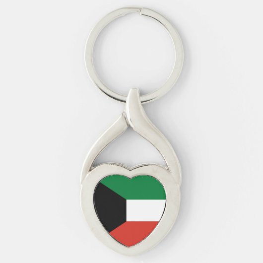 Kuwait-Flagge Schlüsselanhänger (Vorderseite)