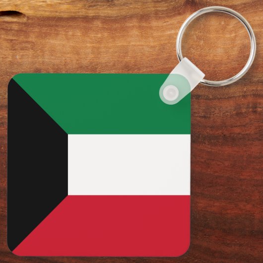 Kuwait-Flagge Schlüsselanhänger (Rückseite)