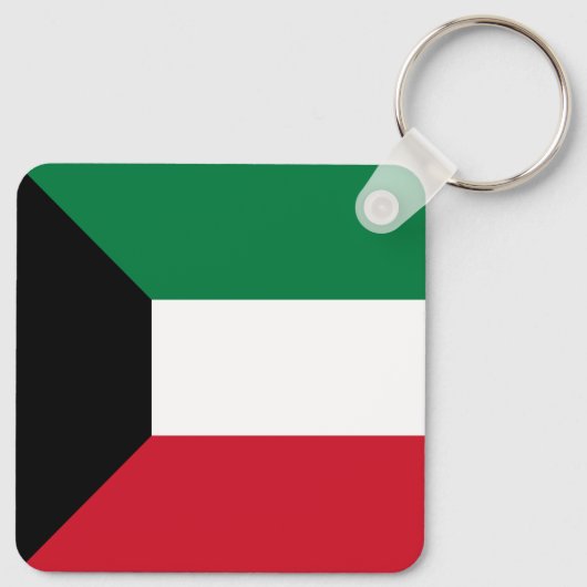 Kuwait-Flagge Schlüsselanhänger (Rückseite)