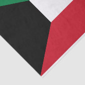 Kuwait-Flagge Seidenpapier (Ausschnitt)
