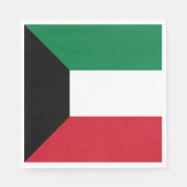 Kuwait-Flagge Serviette (Vorderseite)
