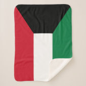 Kuwait-Flagge Sherpadecke (Vorderseite)