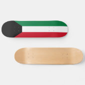 Kuwait-Flagge Skateboard (Horizontal)