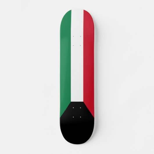 Kuwait-Flagge Skateboard (Vorderseite)