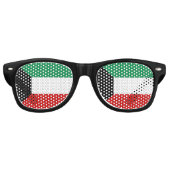 Kuwait-Flagge Sonnenbrille (Vorderseite)