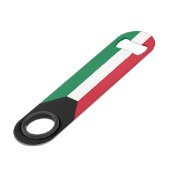 Kuwait-Flagge Speed Flaschenöffner (Vorderseite Schrägansicht)