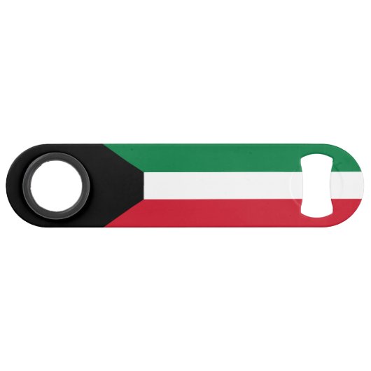 Kuwait-Flagge Speed Flaschenöffner (Vorderseite (Horizontal))