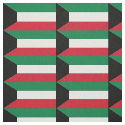 Kuwait-Flagge Stoff (Muster)