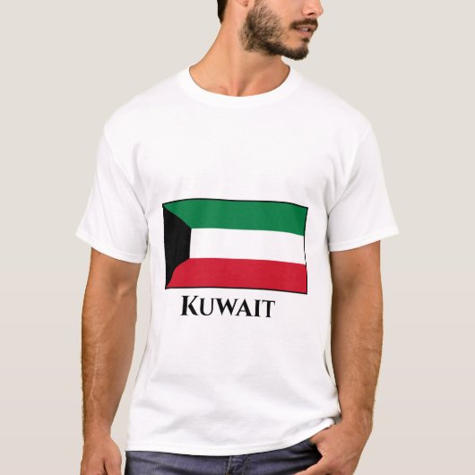Kuwait-Flagge T-Shirt (Vorderseite)