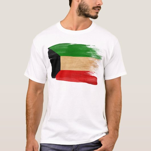 Kuwait-Flagge T-Shirt (Vorderseite)