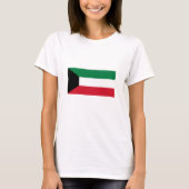 Kuwait-Flagge T-Shirt (Vorderseite)
