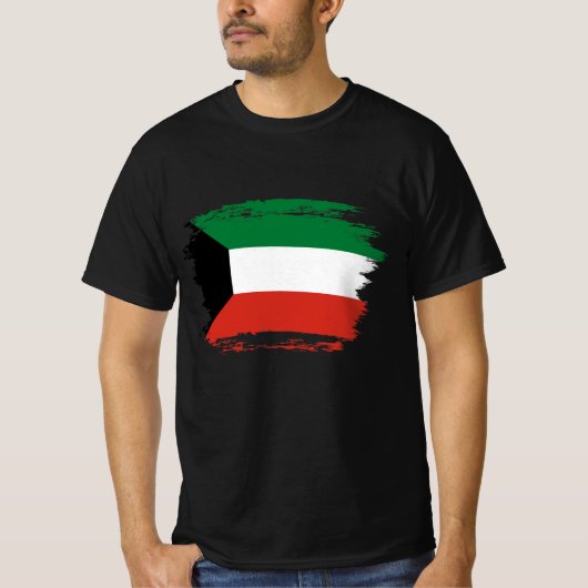 Kuwait-Flagge T-Shirt (Vorderseite)