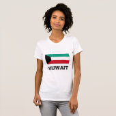 Kuwait-Flagge T-Shirt (Vorne ganz)