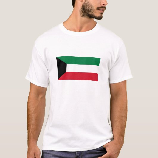 Kuwait-Flagge T-Shirt (Vorderseite)