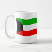 Kuwait-Flagge-Tasse Kaffeetasse (Links)
