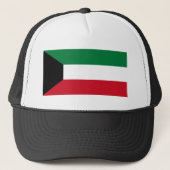 Kuwait-Flagge Truckerkappe (Vorderseite)