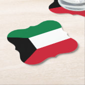 Kuwait-Flagge Untersetzer (angewinkelt)