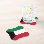 Kuwait-Flagge Untersetzer (Vor Ort)