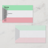Kuwait-Flagge Visitenkarte (Vorne/Hinten)