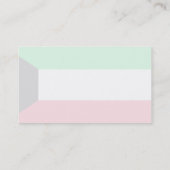 Kuwait-Flagge Visitenkarte (Rückseite)