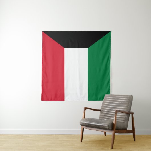 Kuwait-Flagge Wandteppich (Beispiel (Horizontal))