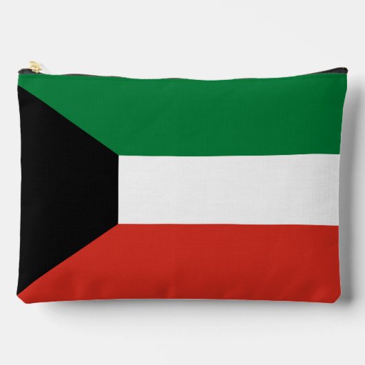 Kuwait-Flagge Zubehörtasche (Vorderseite)