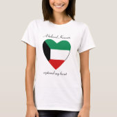 Kuwait-Flaggen-Schatz-T - Shirt (Vorderseite)