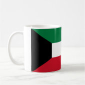 Kuwait-Flaggen-Tasse Kaffeetasse (Links)