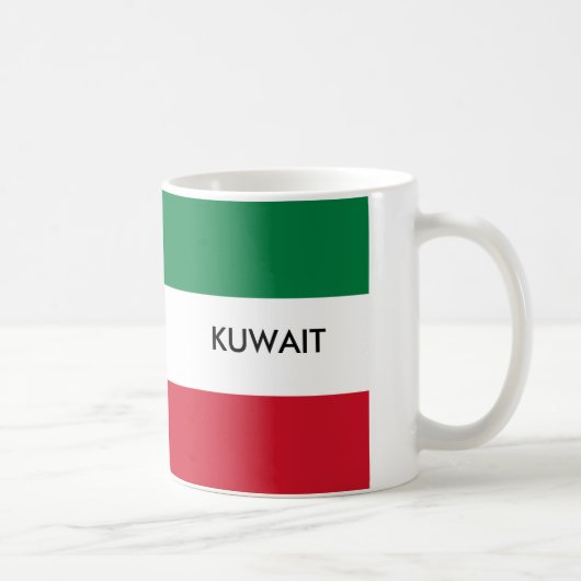 Kuwait-Flaggen-Tasse Kaffeetasse (Rechts)
