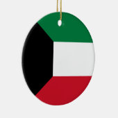 Kuwait-Flaggen-Verzierung Keramik Ornament (Rechts)