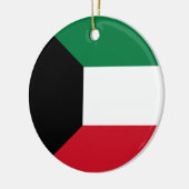 Kuwait-Flaggen-Verzierung Keramik Ornament (Links)
