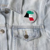 Kuwait-Flaggenkarte Button (Beispiel)