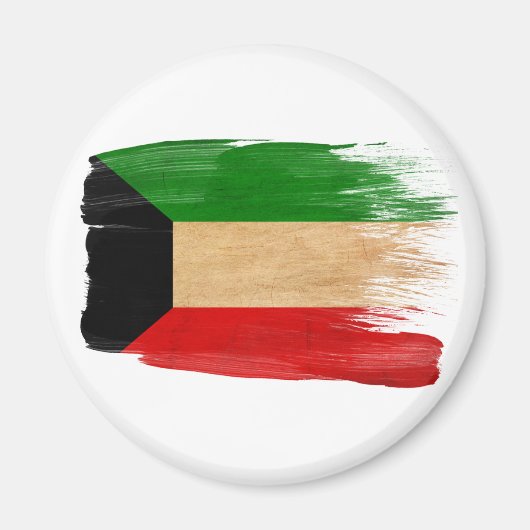 Kuwait-Flaggenmagnete Magnet (Vorne)