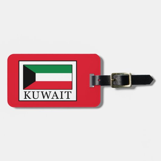 Kuwait Gepäckanhänger (Vorderseite horizontal)