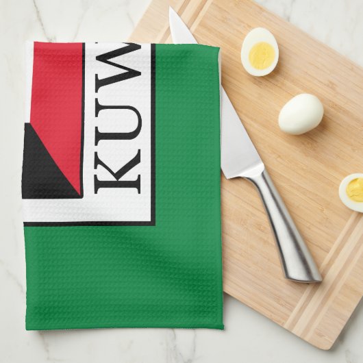 Kuwait Geschirrtuch (Viertel Falte)