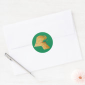 Kuwait-Karten-Aufkleber Runder Aufkleber (Umschlag)