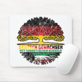 Kuwait Kuwaitisch Deutsch Deutschland Baum Wurzel Mousepad (Mit Mouse)