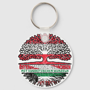 Kuwait Kuwaitisch Österreichisch Österreich Baum Schlüsselanhänger