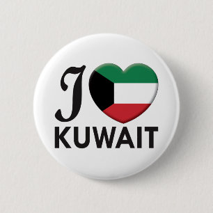 Kuwait-Liebe Button