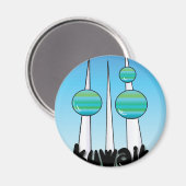kuwait magnet (Vorderseite/Rückseite)