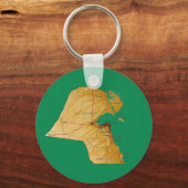 Kuwait Map Schlüsselanhänger (Vorderseite)