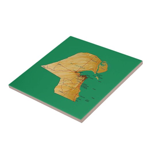 Kuwait Map Tile Fliese (Seite)
