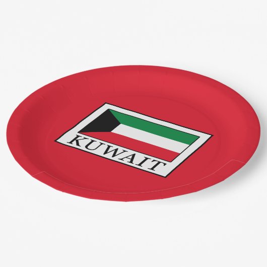 Kuwait Pappteller (Schrägansicht)