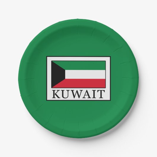 Kuwait Pappteller (Vorderseite)