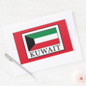 Kuwait Rechteckiger Aufkleber (Umschlag)
