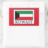 Kuwait Rechteckiger Aufkleber (Tasche)